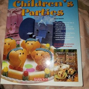 Creative Childrens Party idea activity book Cookbook